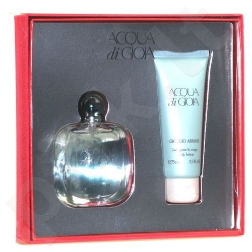 Giorgio Armani Acqua di Gioia, rinkinys kvapusis vanduo moterims, (EDP 30ml + 75ml kūno losjonas)