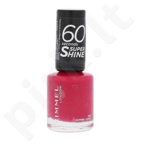 Rimmel London 60 Seconds, Super Shine, nagų lakas moterims, 8ml, (335 Gimme Some Of That)