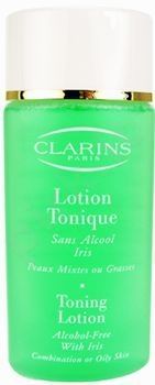 Clarins Toning Lotion, With Iris, prausiamasis vanduo moterims, 400ml