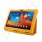 4World dėklas-stovas skirtas Galaxy Tab 10.1, plonas, oranžinis