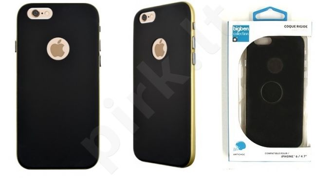 Apple iPhone 6 dėklas COQUE Bigben juodas/auksinis