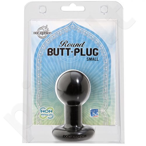 ROUND BUTTPLUG SMALL BLACK