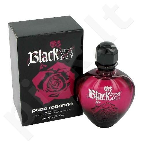 Paco Rabanne Black XS, tualetinis vanduo moterims, 80ml, (Testeris