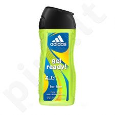 Adidas Get Ready! For Him, 2in1, dušo želė vyrams, 250ml