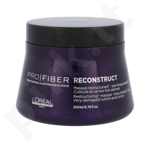 L´Oréal Professionnel Pro Fiber, Reconstruct, plaukų kaukė moterims, 200ml