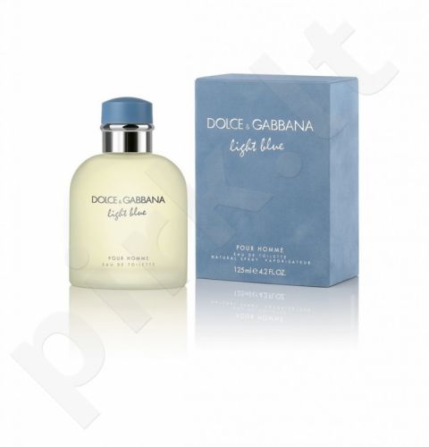 Dolce&Gabbana Light Blue Pour Homme, tualetinis vanduo vyrams, 125ml