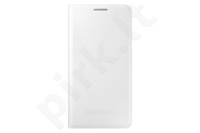 Samsung Galaxy Alpha atverčiamas dėklas baltas