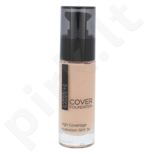 Gabriella Salvete Cover Foundation, makiažo pagrindas moterims, 30ml, (102 Beige)