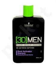 Schwarzkopf 3DMEN, Root Activator, šampūnas vyrams, 250ml