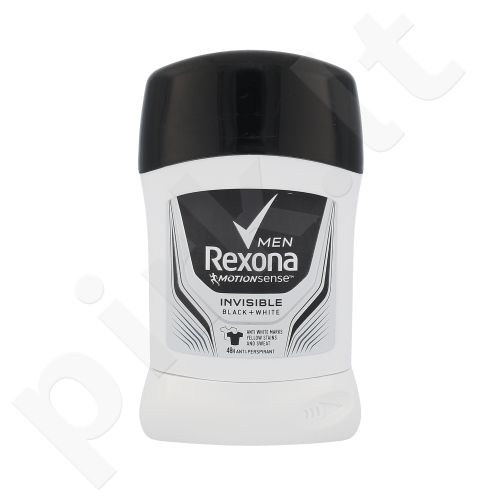 Rexona Men, Invisible Black + White, antiperspirantas vyrams, 50ml