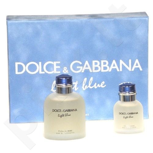 Dolce&Gabbana Light Blue Pour Homme, rinkinys tualetinis vanduo vyrams, (EDT 125ml + 40ml EDT)
