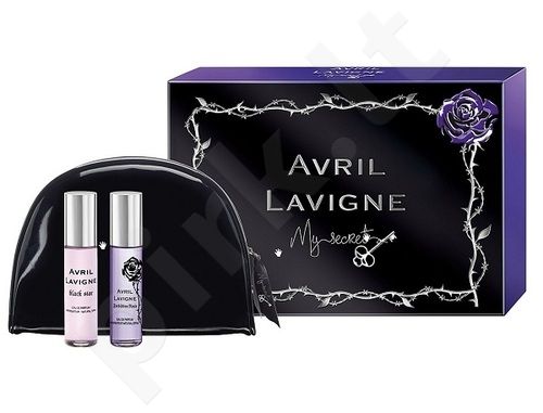 Avril Lavigne Mini Set, rinkinys kvapusis vanduo moterims, (10ml Black Star + 10ml Forbidden Rose)