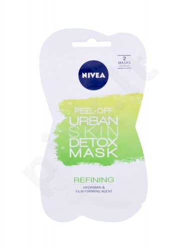 Nivea Urban Skin Detox, Peel-Off Mask, veido kaukė moterims, 10ml