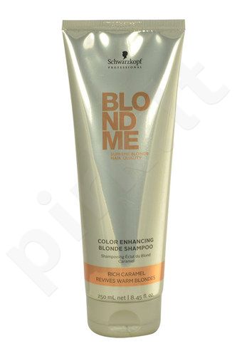 Schwarzkopf Blond Me, Color Enhancing Blonde Caramel Shampoo, šampūnas moterims, 250ml