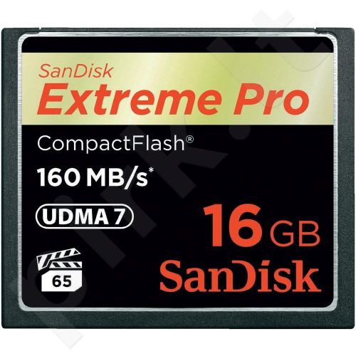 Atminties kortelė SanDisk Extreme CF 16GB