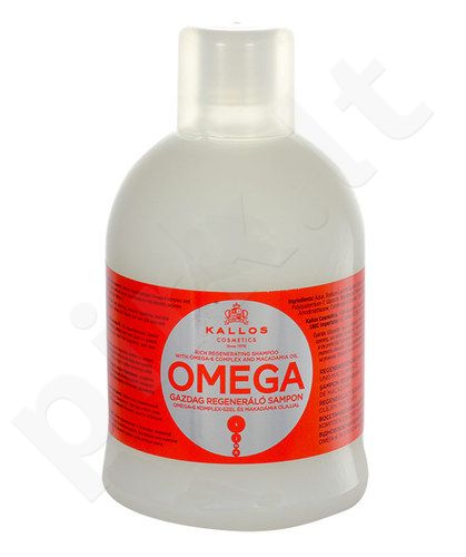 Kallos Cosmetics Omega, šampūnas moterims, 1000ml