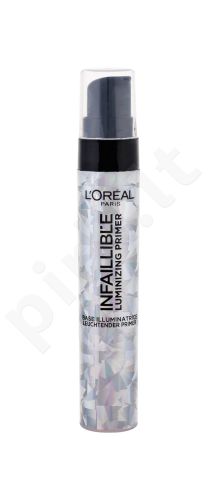 L´Oréal Paris Infallible, Luminizing Primer, makiažo pagrindo bazė moterims, 20ml