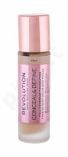 Makeup Revolution London Conceal & Define, makiažo pagrindas moterims, 23ml, (F0,7)