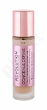 Makeup Revolution London Conceal & Define, makiažo pagrindas moterims, 23ml, (F2,5)