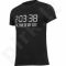 Marškinėliai Outhorn Message Tee Time M HOL17-TSM601 juoda