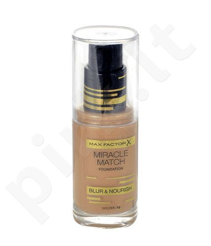 Max Factor Miracle Match, makiažo pagrindas moterims, 30ml, (75 Golden)