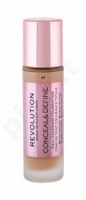 Makeup Revolution London Conceal & Define, makiažo pagrindas moterims, 23ml, (F7)