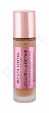 Makeup Revolution London Conceal & Define, makiažo pagrindas moterims, 23ml, (F8)