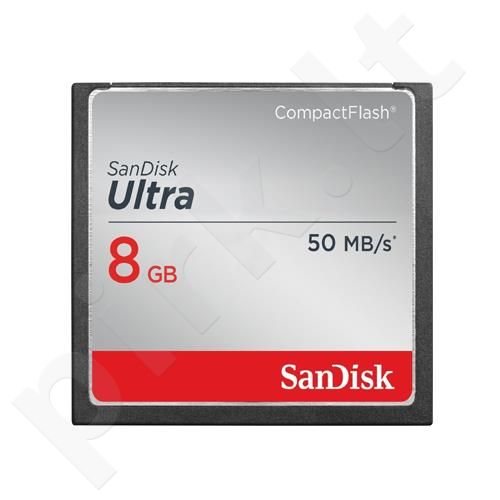 Atminties kortelė SanDisk CF Ultra 8GB Sparta 50MB/s