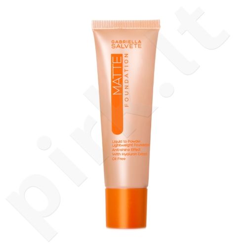 Gabriella Salvete Matte, makiažo pagrindas moterims, 30ml, (104 Light Sand)