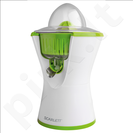 Scarlett SC-JE50C03R Juice extractor, Pulse mode, Protective transparent lid, Juice spout with lock function, 90W