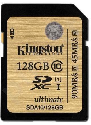 Atminties kortelė Kingston Ultimate 128GB SDXC UHS-I