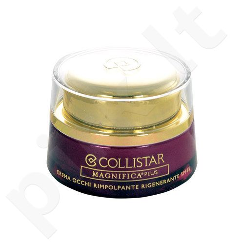 Collistar Magnifica, Replumping Regenerating Eye Cream SPF15, paakių kremas moterims, 15ml