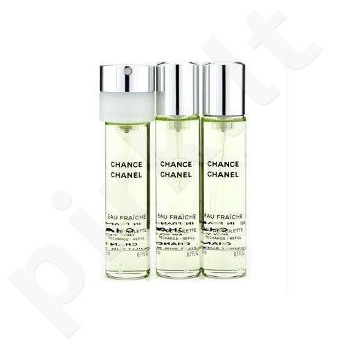 Chanel Chance Eau Fraiche, tualetinis vanduo moterims, 3x20ml