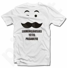 Marškinėliai "Laimingiausias tėtis pasaulyje"