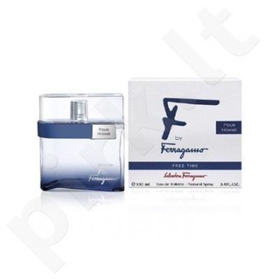 Salvatore Ferragamo F by Ferragamo Free Time, tualetinis vanduo vyrams, 100ml, (Testeris)