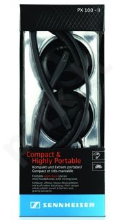 SENNHEISER PX 100-II Juodos atviro tipo ausinės - Pirk.lt parduotuvė