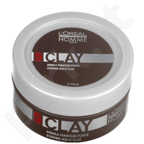 L´Oréal Professionnel Homme, Clay, For Definition and plaukų formavimui vyrams, 50ml