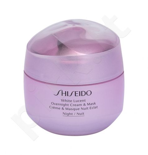 Shiseido White Lucent, Overnight Cream & Mask, naktinis kremas moterims, 75ml