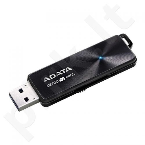 Adata USB 3.1 Flash Drive UE700 Pro 64GB, R/W 360/180 MB/s BLACK