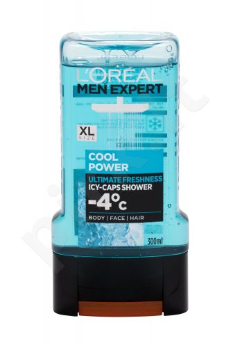 L´Oréal Paris Men Expert, Cool Power, dušo želė vyrams, 300ml