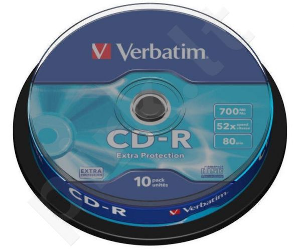 CD-R Verbatim [ cake box 10 | 700MB | 52x | DataLife ]