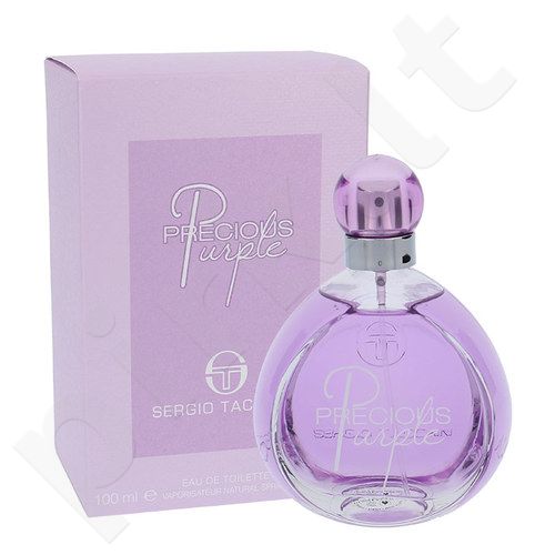 Sergio Tacchini Precious, Purple, tualetinis vanduo moterims, 100ml