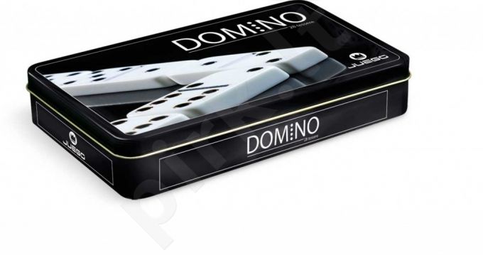 Stalo žaidimas Domino Juego, metalinė dėžutė