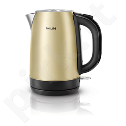 PHILIPS HD9324/50 Kettle Cordless, 1.7 L, 2200W, 360 Degree, Champagne metal