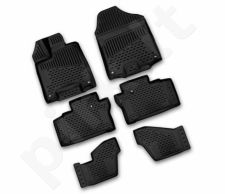 Guminiai kilimėliai 3D HONDA Pilot 2016->, 6 pcs. /L28005