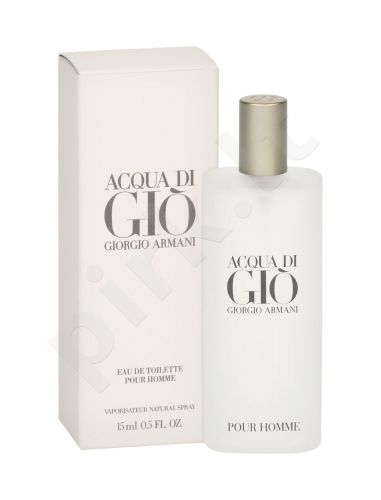 Giorgio Armani Acqua di Gio, Pour Homme, tualetinis vanduo vyrams, 15ml