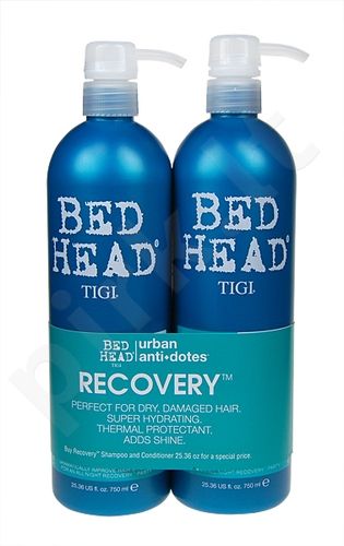 Tigi Bed Head Recovery, rinkinys šampūnas moterims, (750ml Bed Head Recovery šampūnas + 750ml Bed Head Recovery kondicionierius)