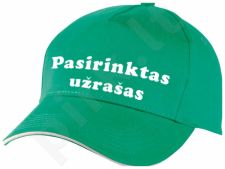 Kepuraitė su Jūsų pasirinktu užrašu