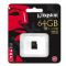 Atminties kortelė Kingston Micro SDXC 64GB UHS-I, 90/45MBs