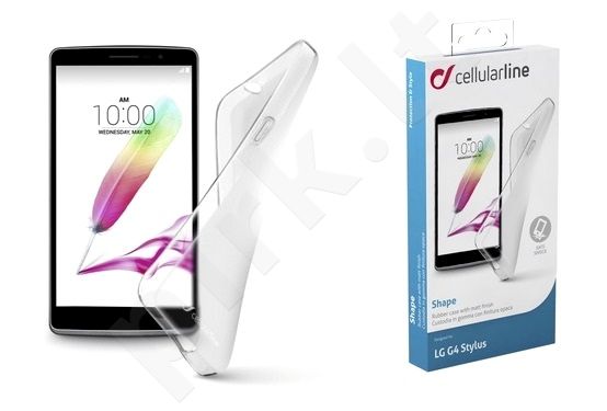 LG G4 Stylus dėklas SHAPE Cellular permatomas
